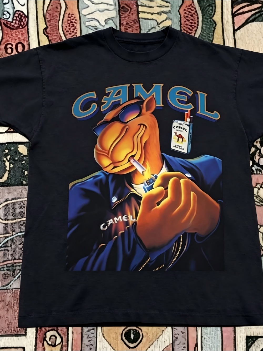 Classic Camel Character Print Womens Mens T-shirt Size Unisex